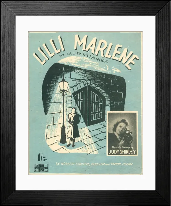 Framed Print : Lilli Marlene, Music Cover Framed Print : Lilli Marlene, Music Cover