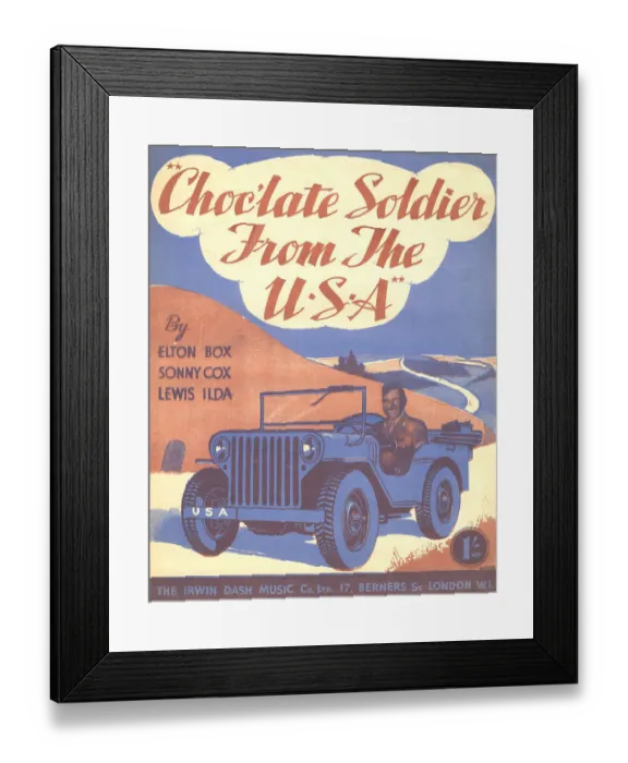 Framed Print : Chocolate Soldiers From The U. S. A Framed Print : Chocolate Soldiers From The U. S. A