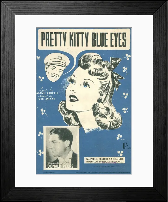 Framed Print : Pretty Kitty Blue Eyes Framed Print : Pretty Kitty Blue Eyes