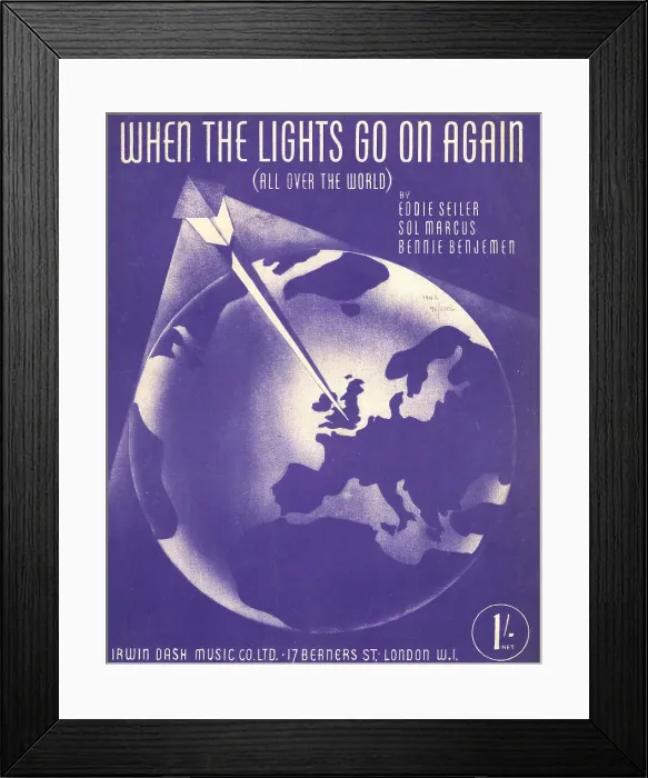 Framed Print : When The Lights Go On Again Framed Print : When The Lights Go On Again