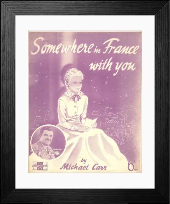 Framed Print : Somewhere In France With You Framed Print : Somewhere In France With You