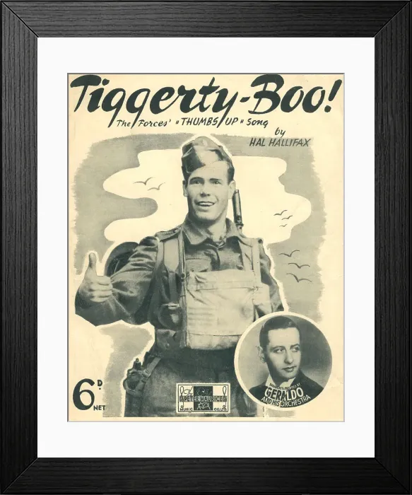 Framed Print : Tiggerty-Boo! Music Cover Framed Print : Tiggerty-Boo! Music Cover