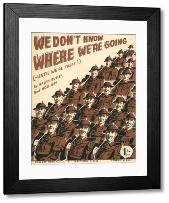 Framed Print : We Don't Know Where We're Going Framed Print : We Don't Know Where We're Going