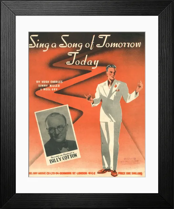 Framed Print : Sing A Song Of Tomorrow Today Framed Print : Sing A Song Of Tomorrow Today