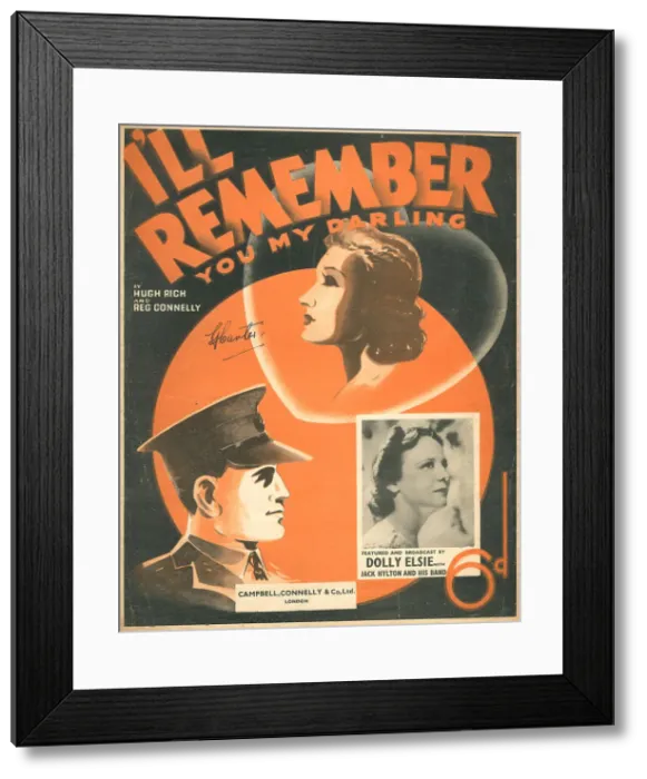 Framed Print : I'll Remember You My Darling Framed Print : I'll Remember You My Darling