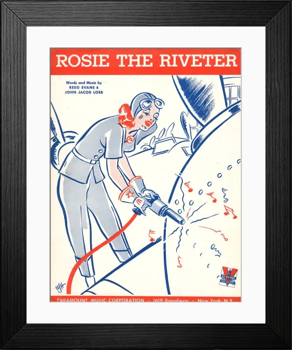 Framed Print : Rosie The Riveter Framed Print : Rosie The Riveter