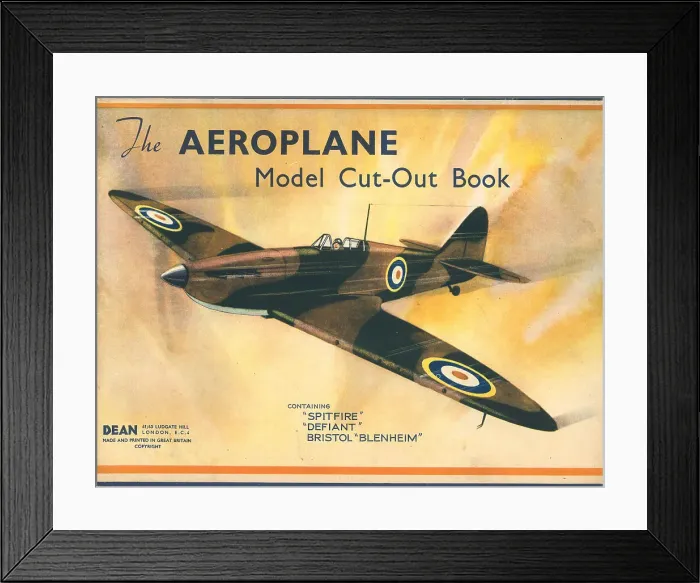 Framed Print : The Aeroplane Model Cut-Out Book 1 Framed Print : The Aeroplane Model Cut-Out Book 1