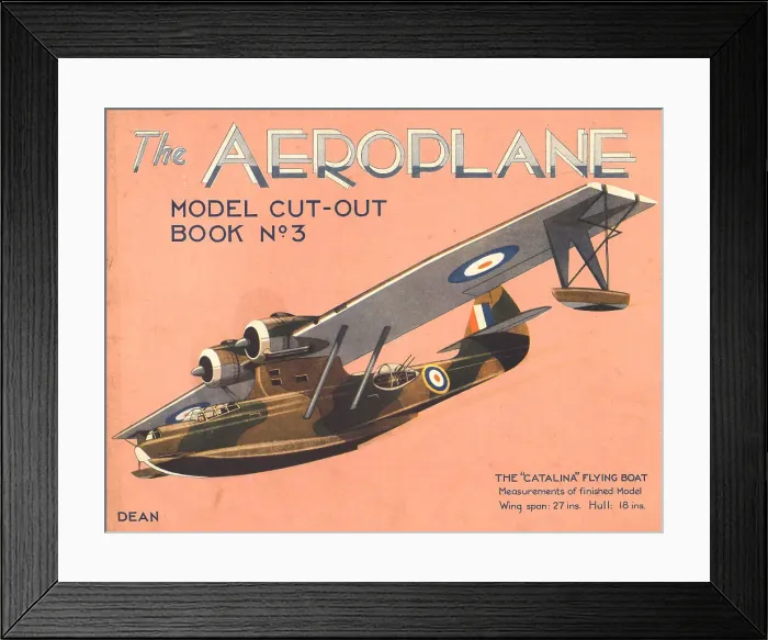 Framed Print : The Aeroplane Model Cut-Out Book 3 Framed Print : The Aeroplane Model Cut-Out Book 3