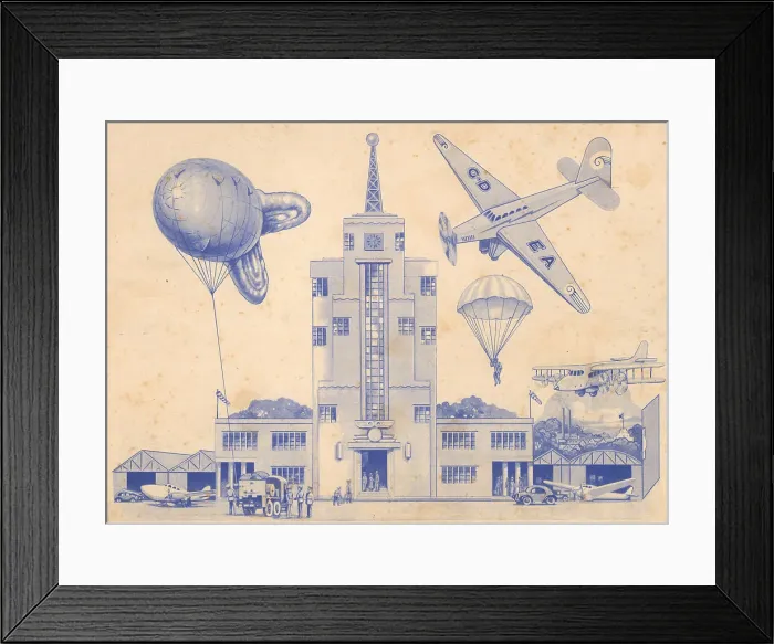 Framed Print : The Complete Air Port Cut-Out Book Framed Print : The Complete Air Port Cut-Out Book
