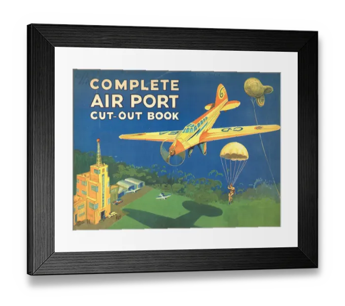 Framed Print : The Complete Air Port Cut-Out Book Framed Print : The Complete Air Port Cut-Out Book