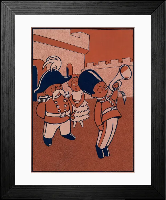 Framed Print : The Chocolate Soldiers, Chumpie The Trumpeter Framed Print : The Chocolate Soldiers, Chumpie The Trumpeter