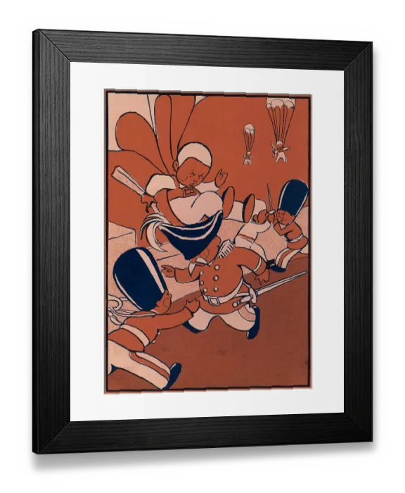 Framed Print : The Chocolate Soldiers Vs Marzipan Raiders Framed Print : The Chocolate Soldiers Vs Marzipan Raiders