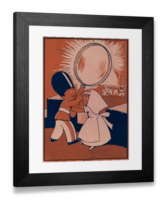 Framed Print : The Chocolate Soldiers, Chumpie's Plan Framed Print : The Chocolate Soldiers, Chumpie's Plan