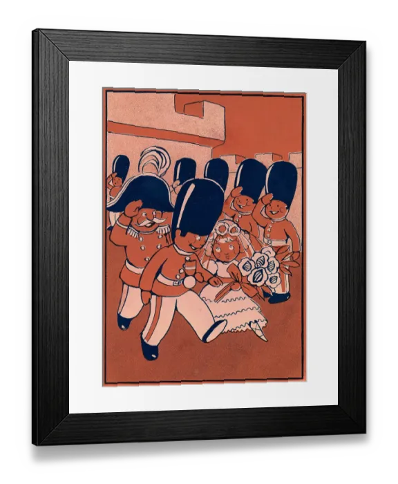 Framed Print : The Chocolate Soldiers, Chumpie Gets Married Framed Print : The Chocolate Soldiers, Chumpie Gets Married