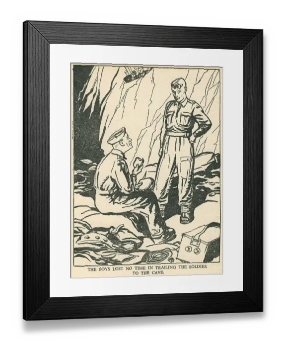 Framed Print : WW2 - Trailing A Soldier Framed Print : WW2 - Trailing A Soldier