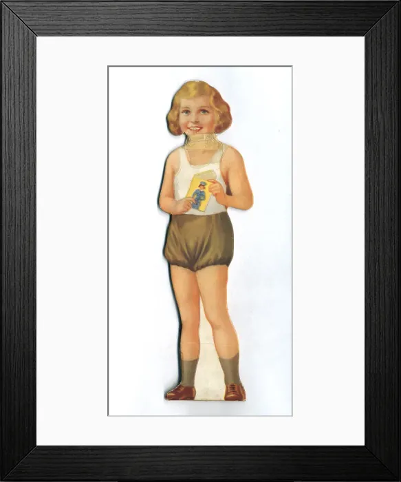 Framed Print : WW2 - Gracie Hat And Uniform Doll Framed Print : WW2 - Gracie Hat And Uniform Doll