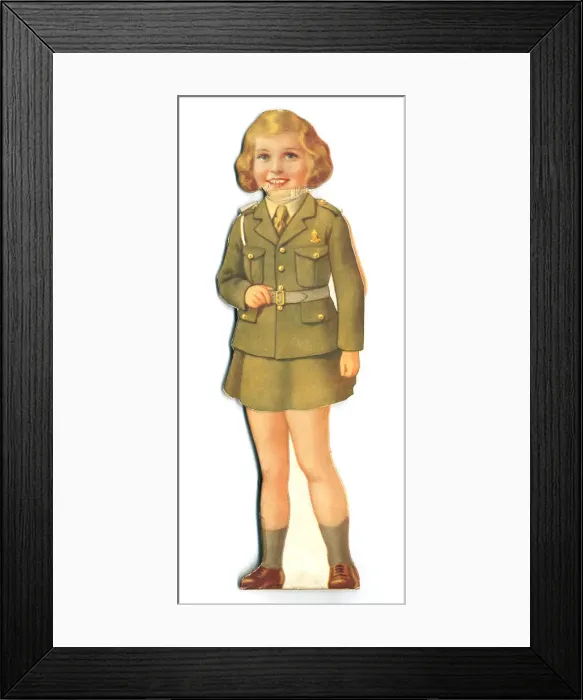Framed Print : WW2 - Gracie The A. T. S. Girl Framed Print : WW2 - Gracie The A. T. S. Girl