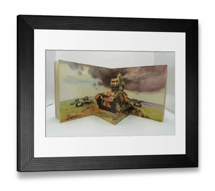 Framed Print : WW2 - British Army Tanks 3D Picture Framed Print : WW2 - British Army Tanks 3D Picture