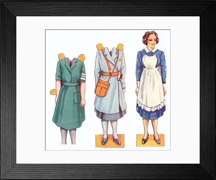 Framed Print : WW2 - Mary Jane's Uniforms Framed Print : WW2 - Mary Jane's Uniforms