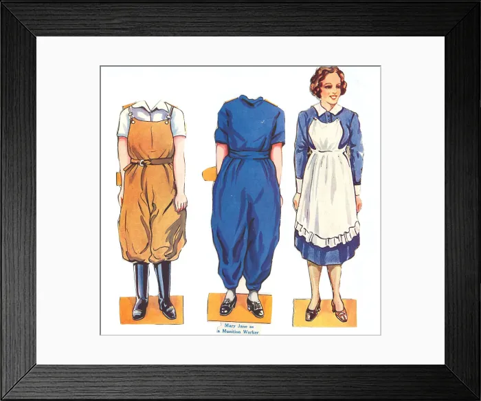 Framed Print : WW2 - Mary Jane's Uniforms Framed Print : WW2 - Mary Jane's Uniforms