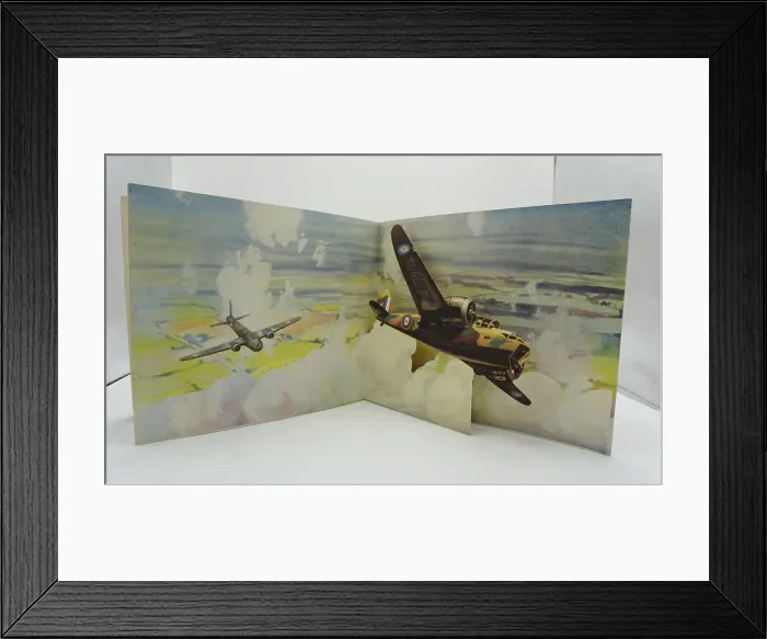Framed Print : WW2 - Royal Air Force 3D Picture Framed Print : WW2 - Royal Air Force 3D Picture
