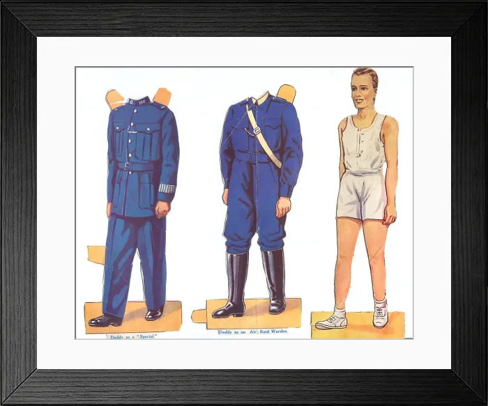 Framed Print : WW2 - Daddy's Uniforms Framed Print : WW2 - Daddy's Uniforms