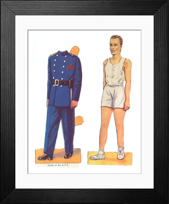Framed Print : WW2 - Daddy's Uniforms Framed Print : WW2 - Daddy's Uniforms