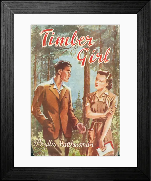 Framed Print : WW2 - Timber Girl Framed Print : WW2 - Timber Girl