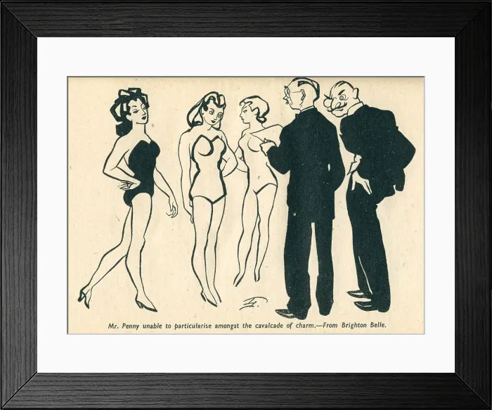 Framed Print : WW2 - Mr. Penny And The Cavalcade Of Charm Framed Print : WW2 - Mr. Penny And The Cavalcade Of Charm