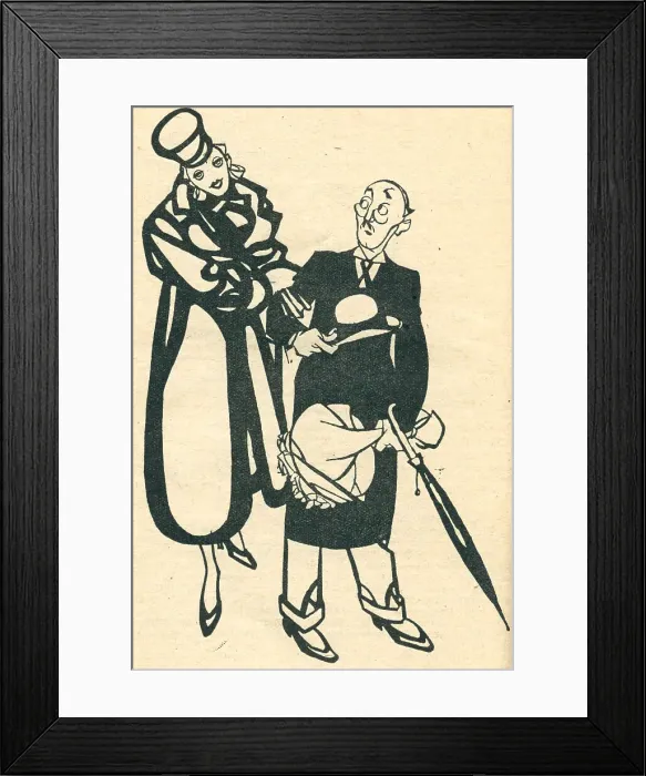 Framed Print : WW2 - Mr Penny And Annie Framed Print : WW2 - Mr Penny And Annie