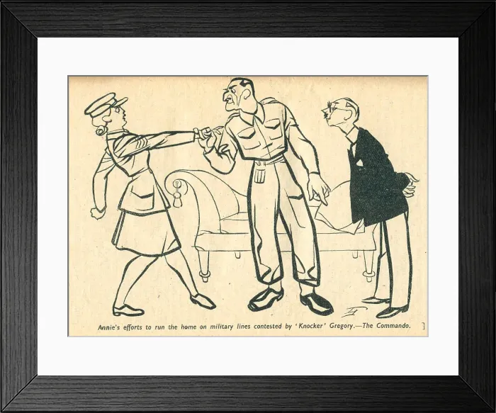 Framed Print : WW2 - Knocker Gregory