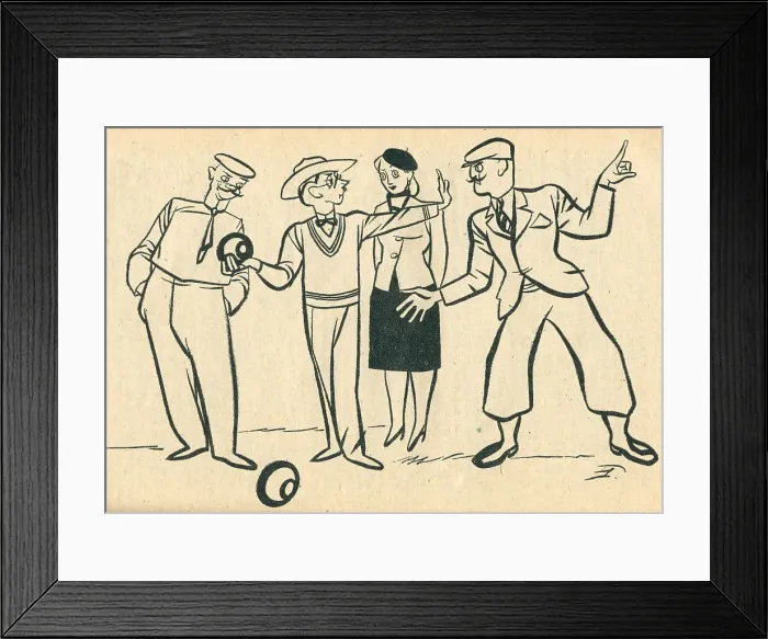 Framed Print : Playing Bowls Framed Print : Playing Bowls