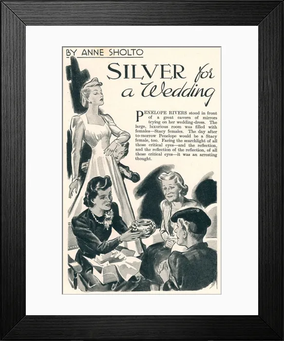Framed Print : WW2 - Silver For A Wedding Framed Print : WW2 - Silver For A Wedding