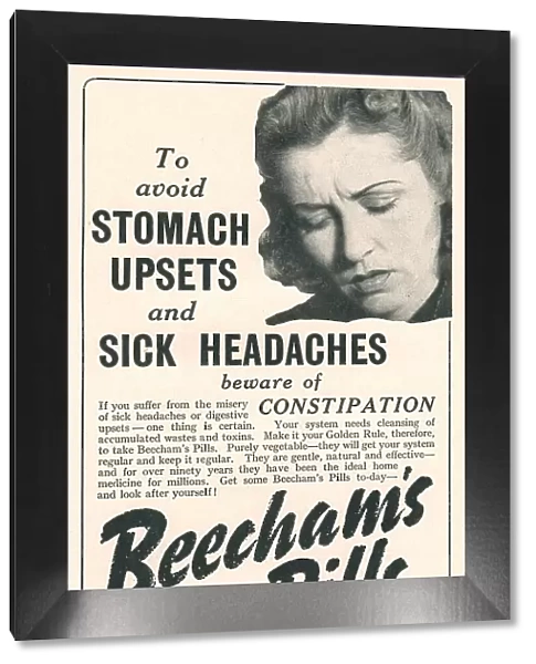 Wartime Beecham's Pills Advertisement