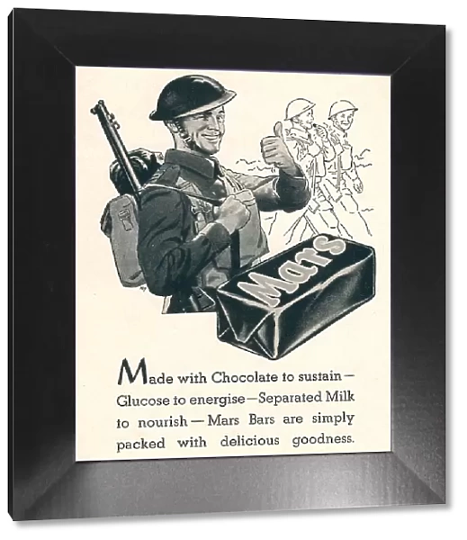 Wartime Mars Bar Advertisement