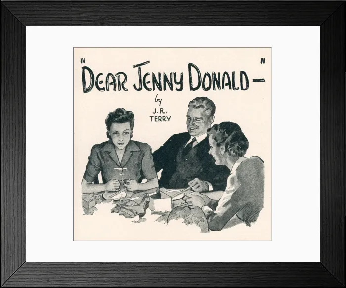 Framed Print : Dear Jenny Donald Framed Print : Dear Jenny Donald
