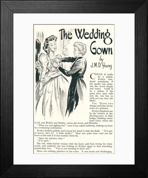 Framed Print : The Wedding Gown Framed Print : The Wedding Gown