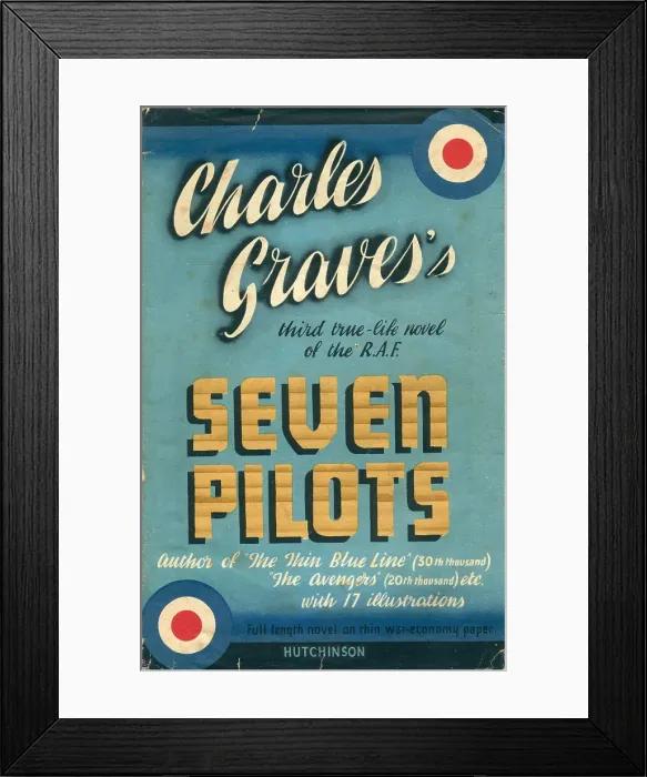 Framed Print : WW2 - Seven Pilots Framed Print : WW2 - Seven Pilots