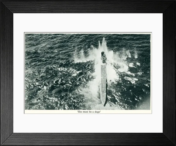 Framed Print : WW2 - She Must Be A Dago Framed Print : WW2 - She Must Be A Dago