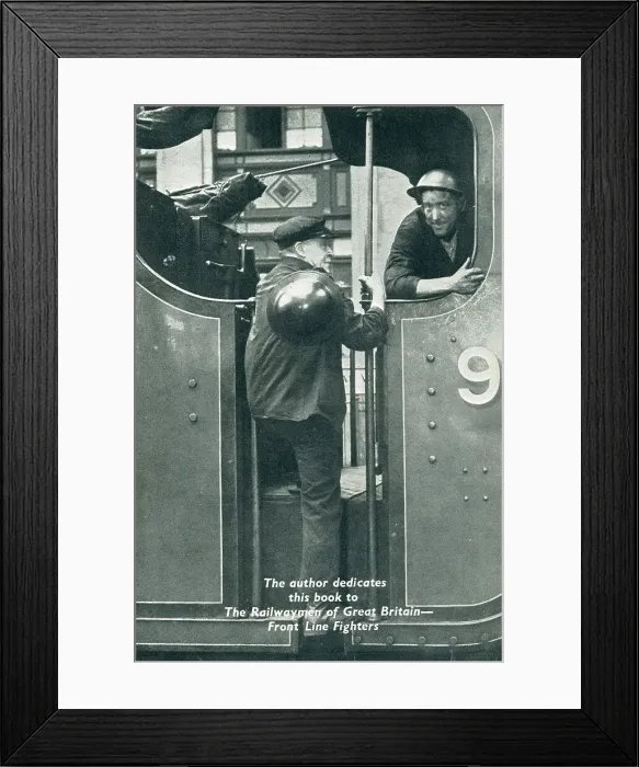 Framed Print : WW2 - Railwaymen Of Great Britain Framed Print : WW2 - Railwaymen Of Great Britain