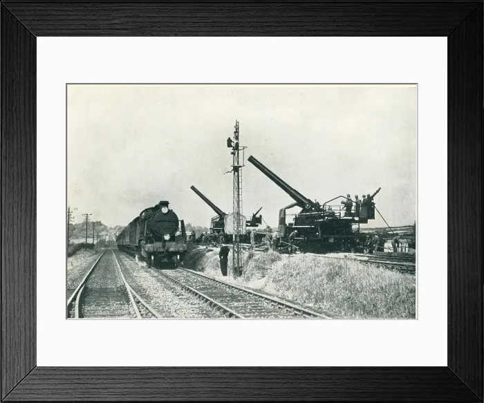 Framed Print : WW2 - Railway Guns Framed Print : WW2 - Railway Guns