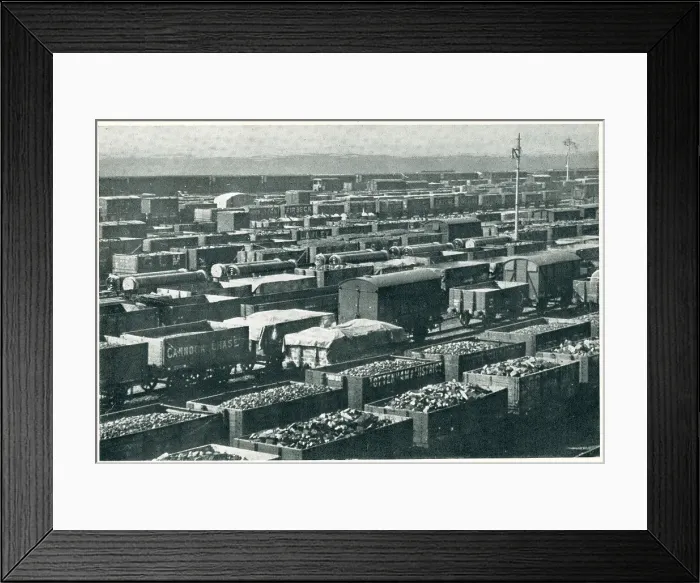 Framed Print : Wartime Railway Wagons Framed Print : Wartime Railway Wagons