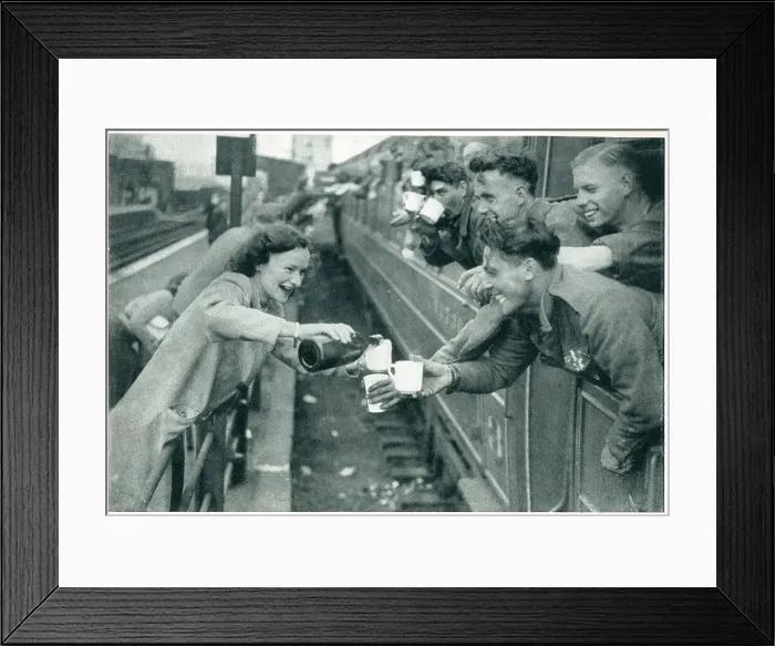 Framed Print : WW2 - It Was Them Who Cheered Us Up Framed Print : WW2 - It Was Them Who Cheered Us Up