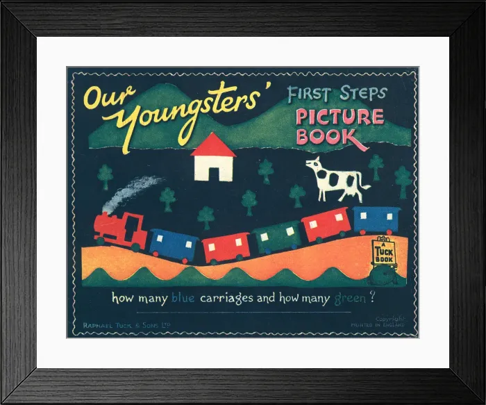 Framed Print : Our Youngsters First Steps, Wartime Picture Book Framed Print : Our Youngsters First Steps, Wartime Picture Book