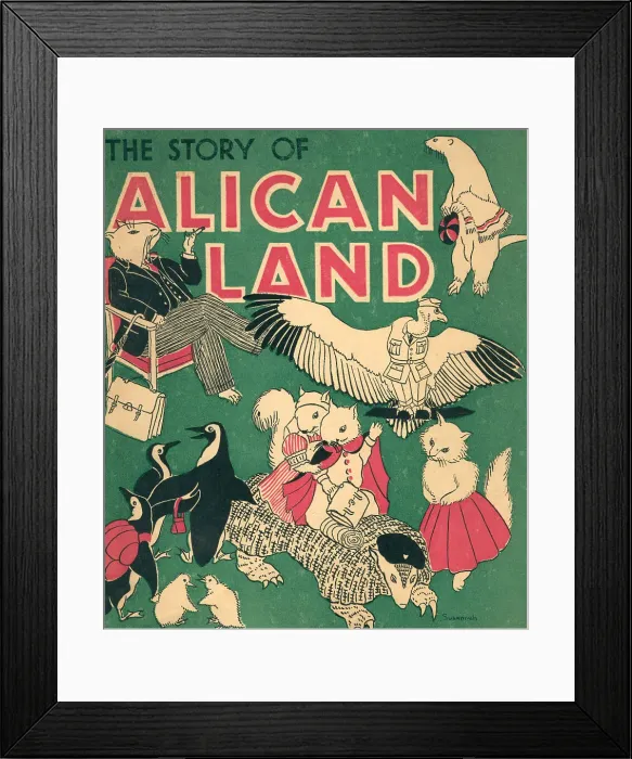 Framed Print : The Story Of Alican Land Framed Print : The Story Of Alican Land