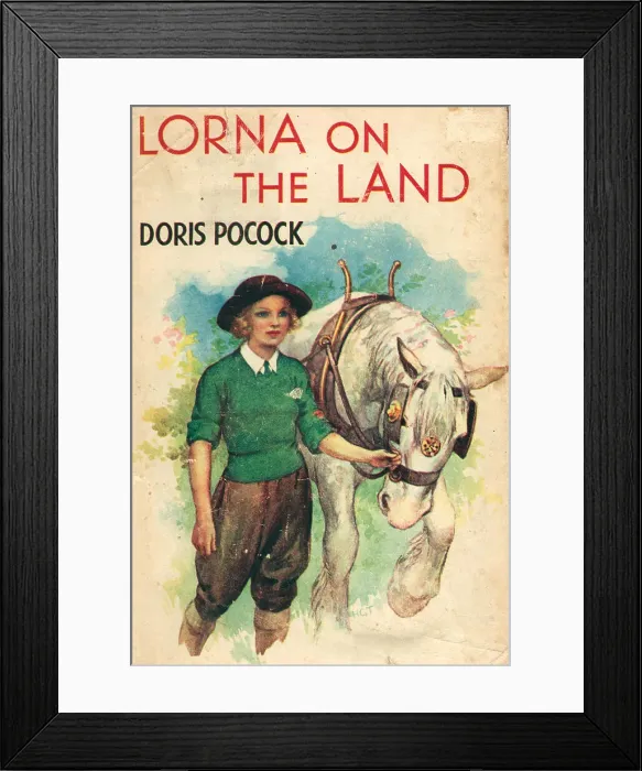 Framed Print : WW2 - Lorna On The Land Framed Print : WW2 - Lorna On The Land