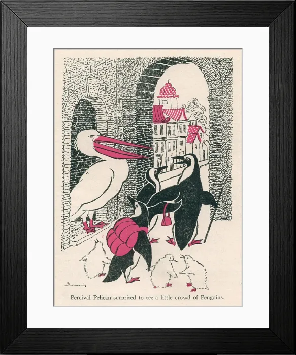Framed Print : Alican Land, Percival Pelican Framed Print : Alican Land, Percival Pelican