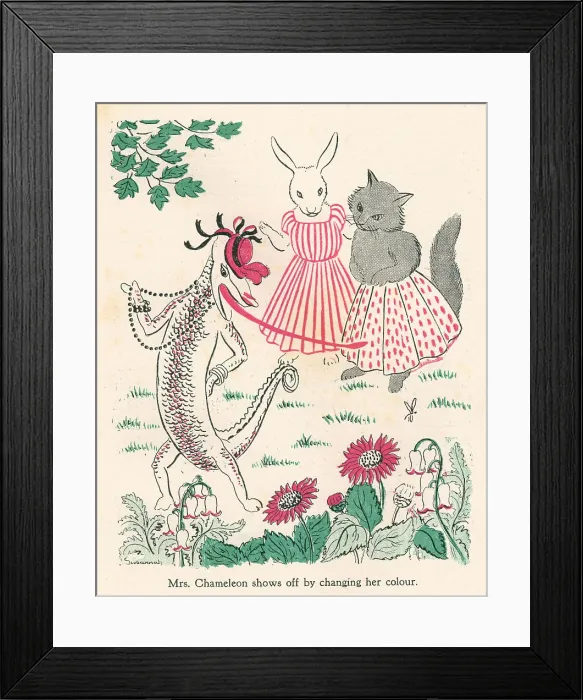 Framed Print : Alican Land, Mrs. Chameleon Framed Print : Alican Land, Mrs. Chameleon