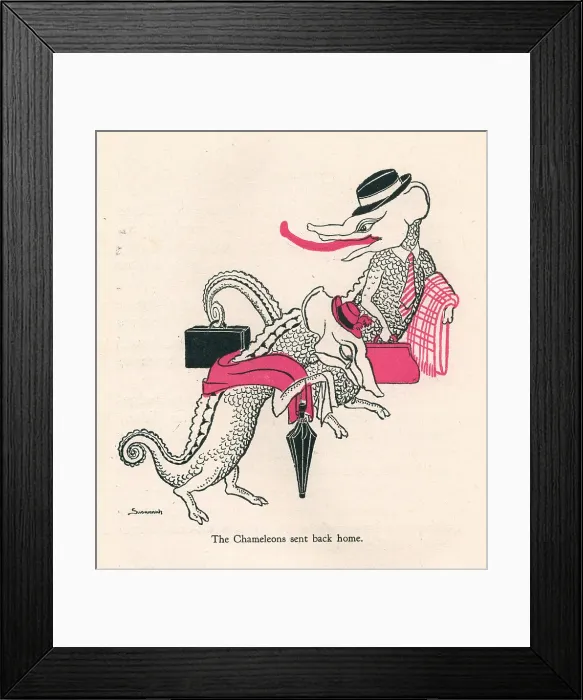 Framed Print : Alican Land Chameleons Framed Print : Alican Land Chameleons