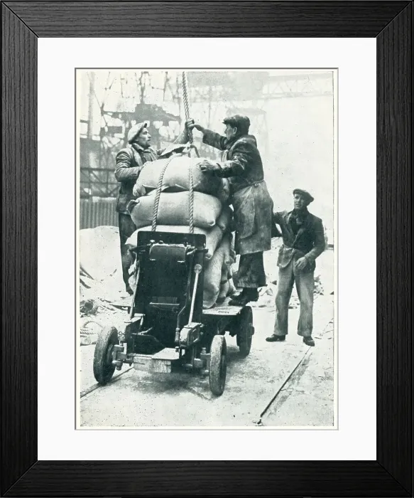 Framed Print : WW2 - Merchant Service Food Import Framed Print : WW2 - Merchant Service Food Import